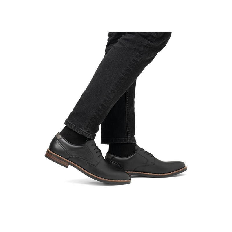 13523 Noir, Chaussures de Ville Rieker