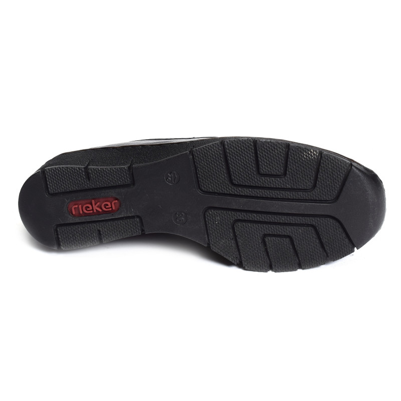 53752 Noir, Mocassins Rieker