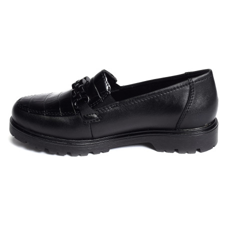 45561 Noir, Mocassins Rieker