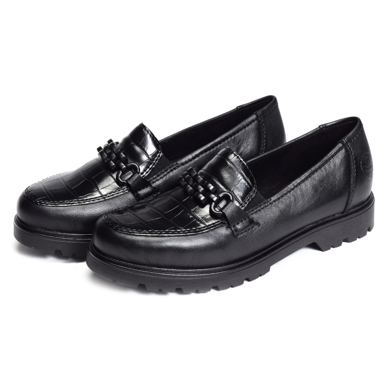 45561 Noir, Mocassins Rieker