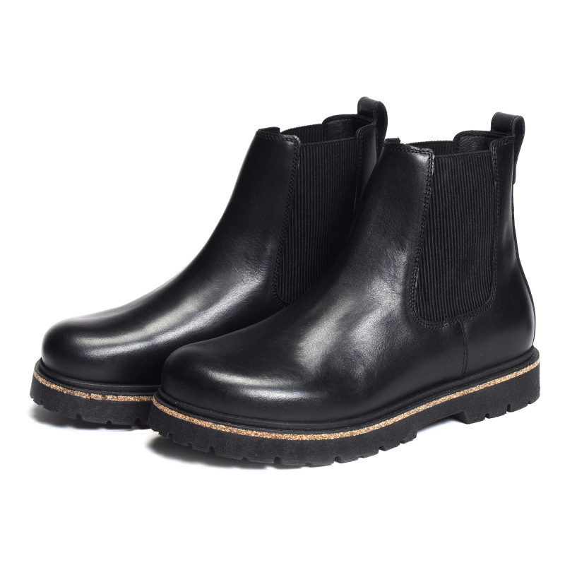 HIGHWOOD SLIP ON Noir, Chelsea boots Birkenstock