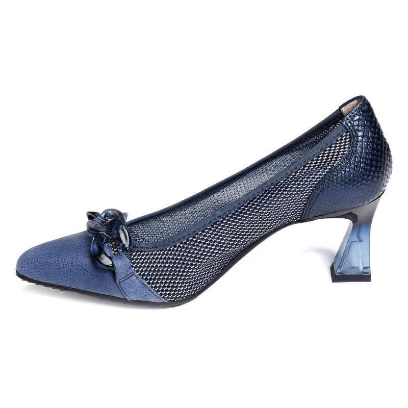 DALIA 232742 Bleu, Escarpins à bout pointu Hispanitas