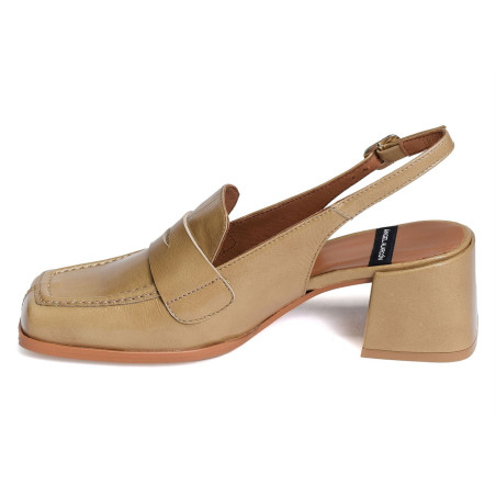 MELANIE 23013 Beige, Slingback Angel Alarcón