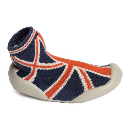 UNION JACK Bleu Rouge, Chaussons Chaussettes Collégien