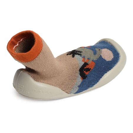 DIPLODOCUS Multicolore, Chaussons Chaussettes Collégien