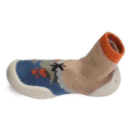 DIPLODOCUS Multicolore, Chaussons Chaussettes Collégien