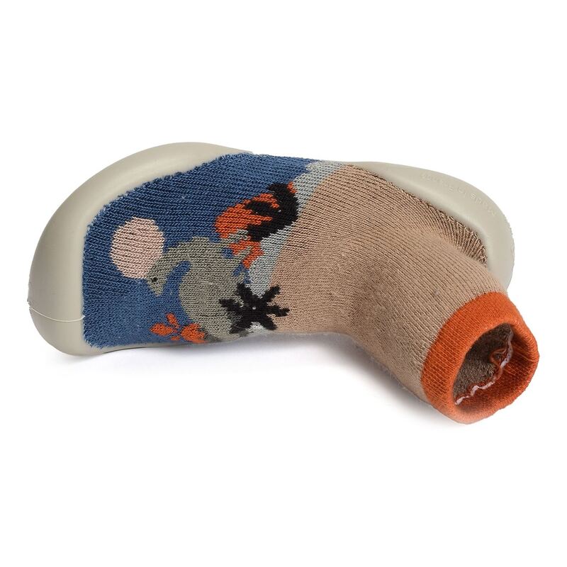 DIPLODOCUS Multicolore, Chaussons Chaussettes Collégien