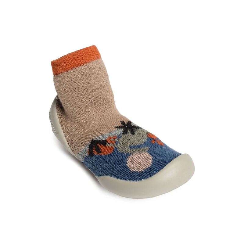 DIPLODOCUS Multicolore, Chaussons Chaussettes Collégien