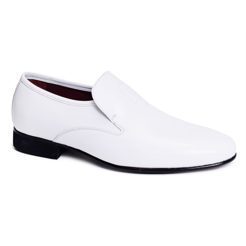 CURLIN Blanc, Mocassins Pierre Cardin