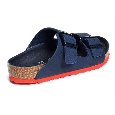 ARIZONA ENFANT Marine Rouge, Mules Birkenstock