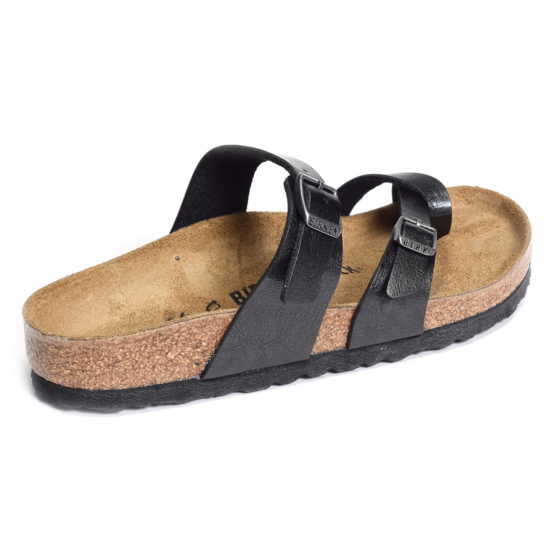 MAYARI Noir Brillant, Tongs Birkenstock