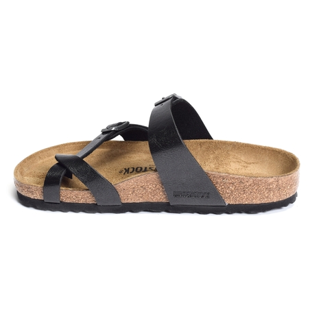 MAYARI Noir Brillant, Tongs Birkenstock