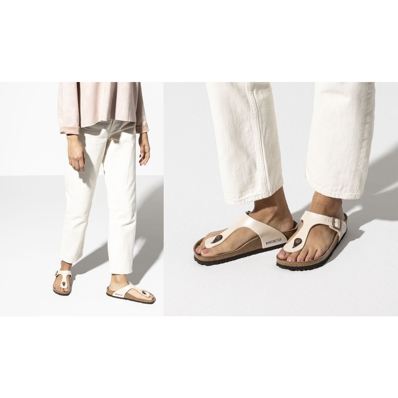 GIZEH Ecru, Tongs Birkenstock