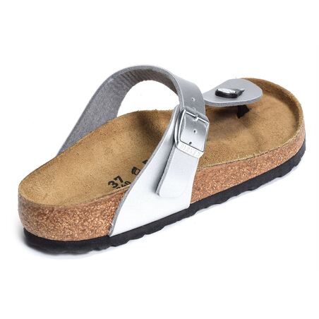 GIZEH Argent, Tongs Birkenstock