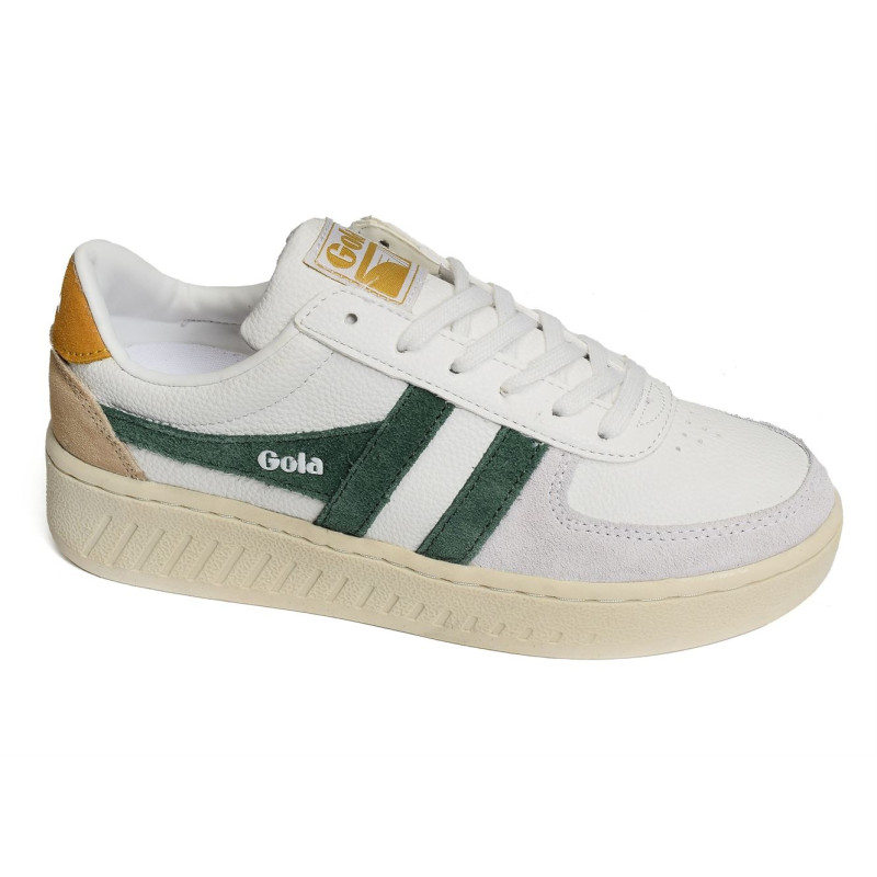 GRANDSLAM TRIDENT TRAINERS W Vert Blanc, Sneakers basses Gola