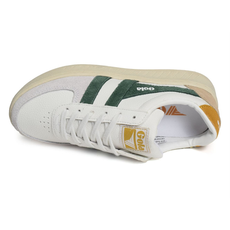 GRANDSLAM TRIDENT TRAINERS W Vert Blanc, Sneakers basses Gola