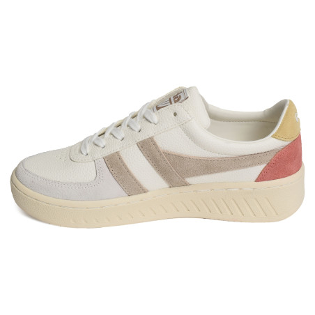 GRANDSLAM TRIDENT TRAINERS W Blanc Beige, Sneakers basses Gola