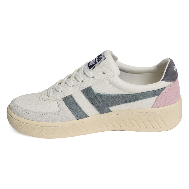 GRANDSLAM TRIDENT TRAINERS W Blanc Gris, Sneakers basses Gola