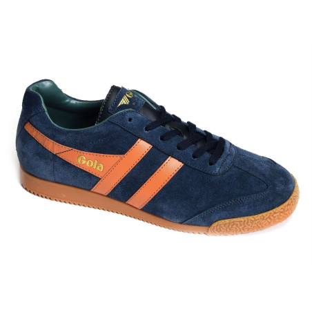 HARRIER SUEDE TRAINERS Marine Orange, Sneakers basses Gola