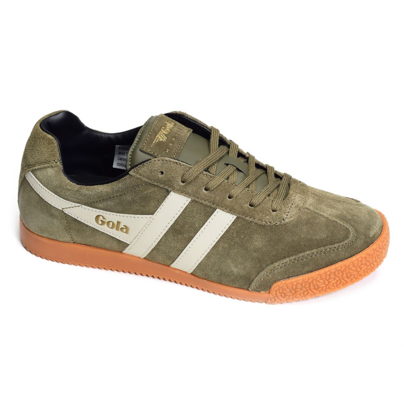 HARRIER SUEDE TRAINERS Kaki, Sneakers basses Gola