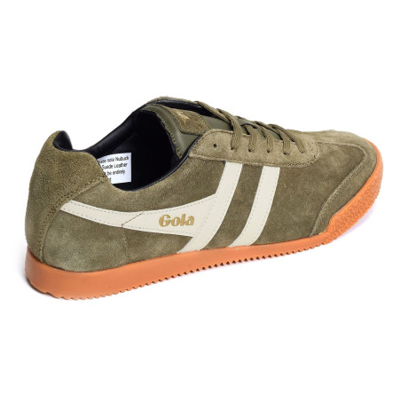 HARRIER SUEDE TRAINERS Kaki, Sneakers basses Gola