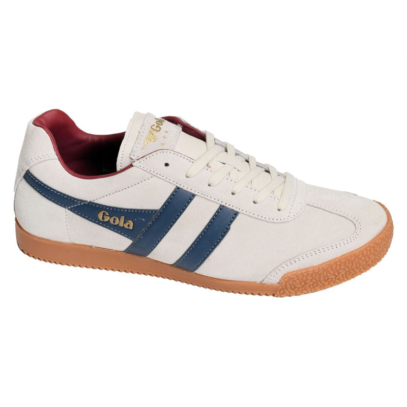 HARRIER SUEDE TRAINERS Blanc Marine, Sneakers basses Gola