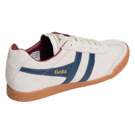 HARRIER SUEDE TRAINERS Blanc Marine, Sneakers basses Gola