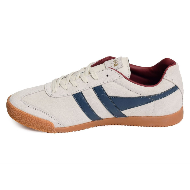 HARRIER SUEDE TRAINERS Blanc Marine, Sneakers basses Gola