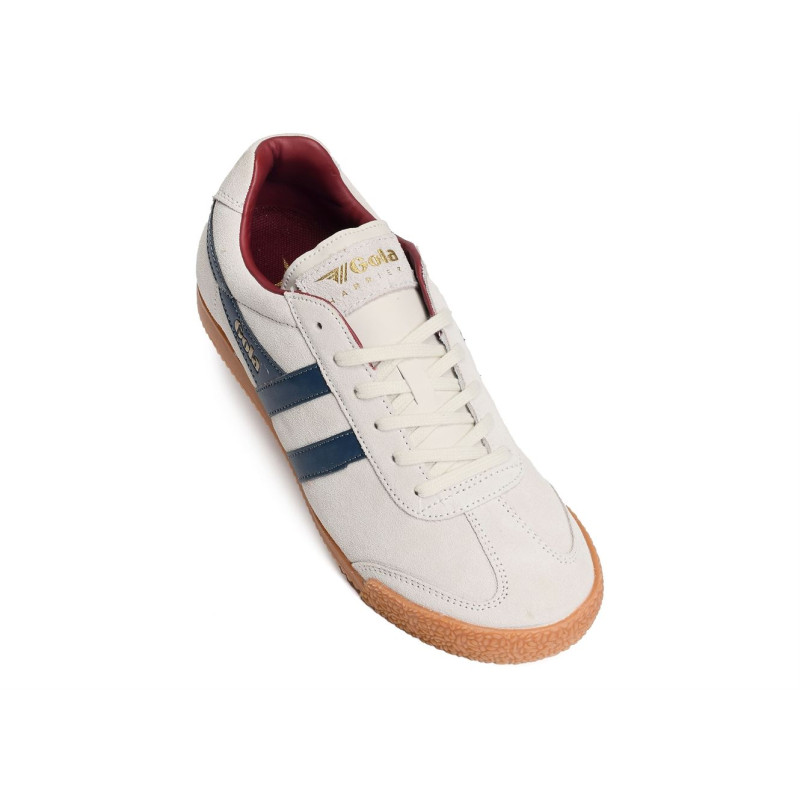 HARRIER SUEDE TRAINERS Blanc Marine, Sneakers basses Gola