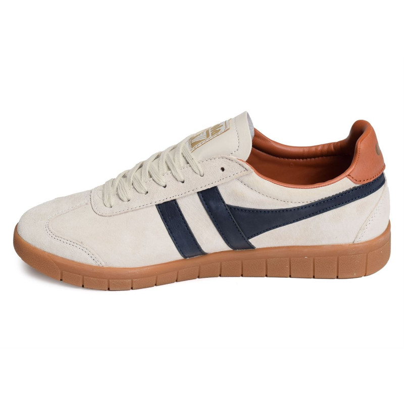 HURRICANE SUEDE TRAINERS Blanc Marine, Sneakers basses Gola