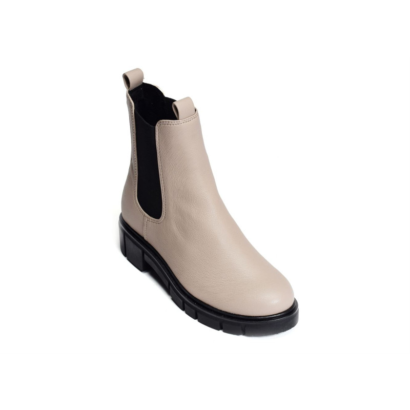 25413 Beige, Chelsea boots Marco Tozzi