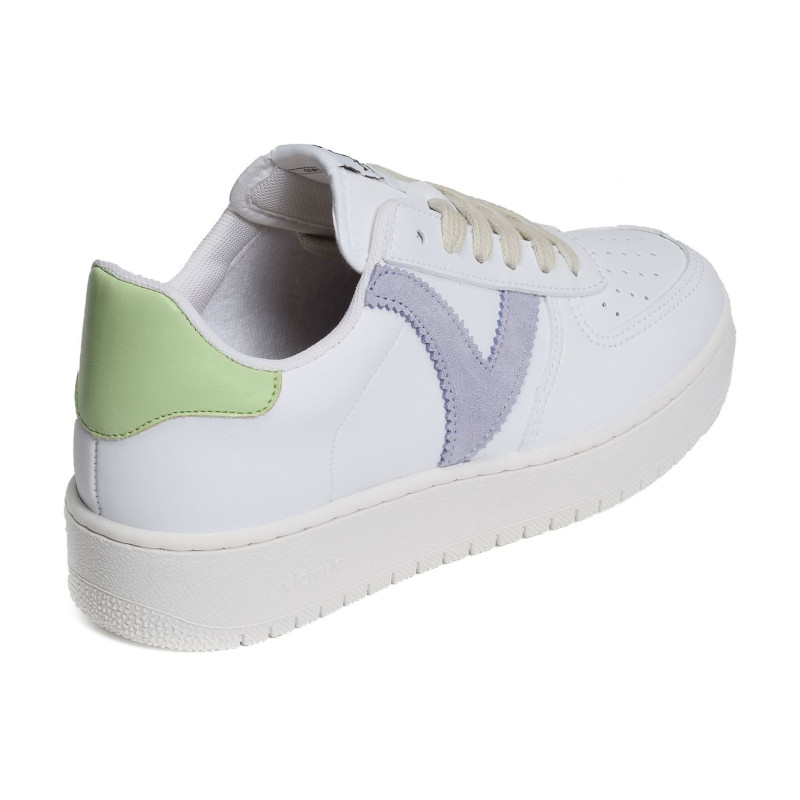 1258201 Blanc Violet, Sneakers basses Victoria