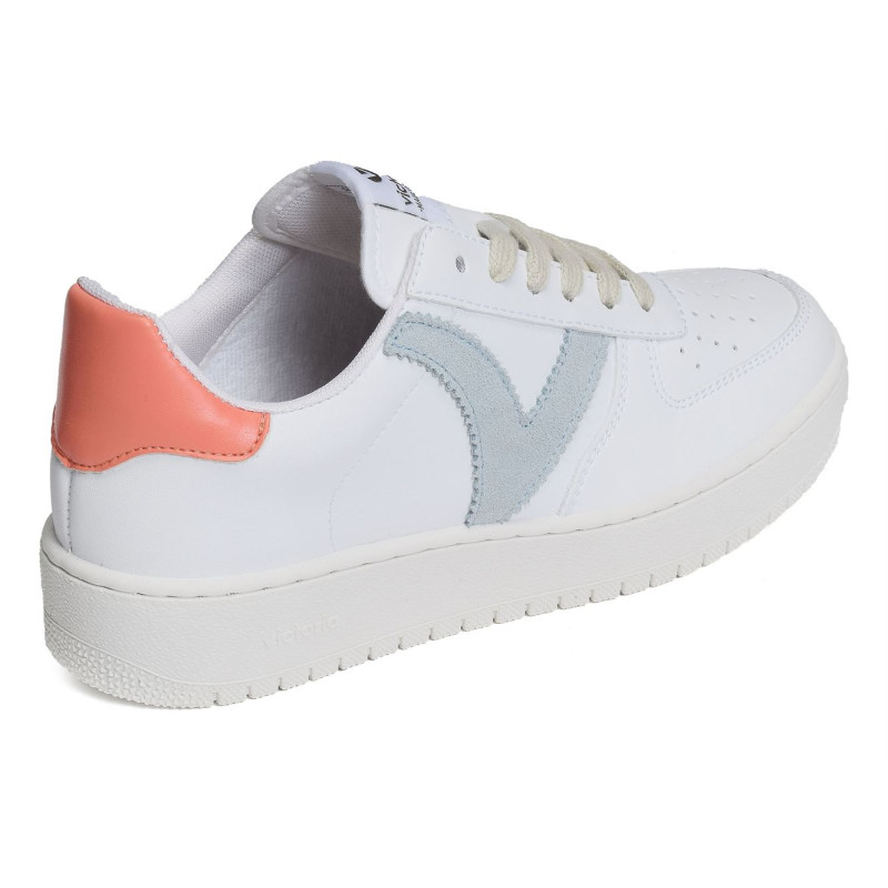 1258201 Blanc Bleu, Sneakers basses Victoria