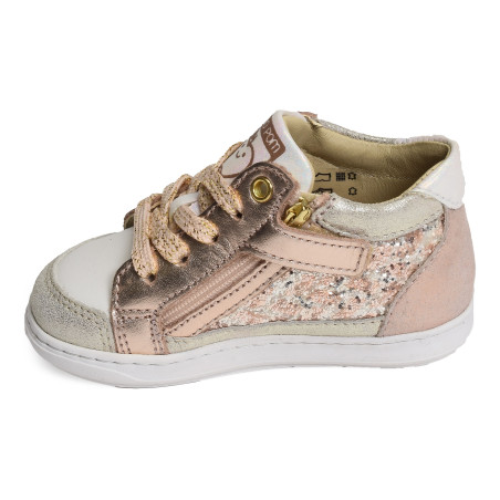 BOUBA CONNECT GIRL Rose Or, Chaussures à Lacets Shoopom