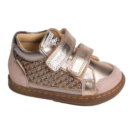 BOUBA EASY CONNECT Rose Clair, Chaussures à Scratch Shoopom