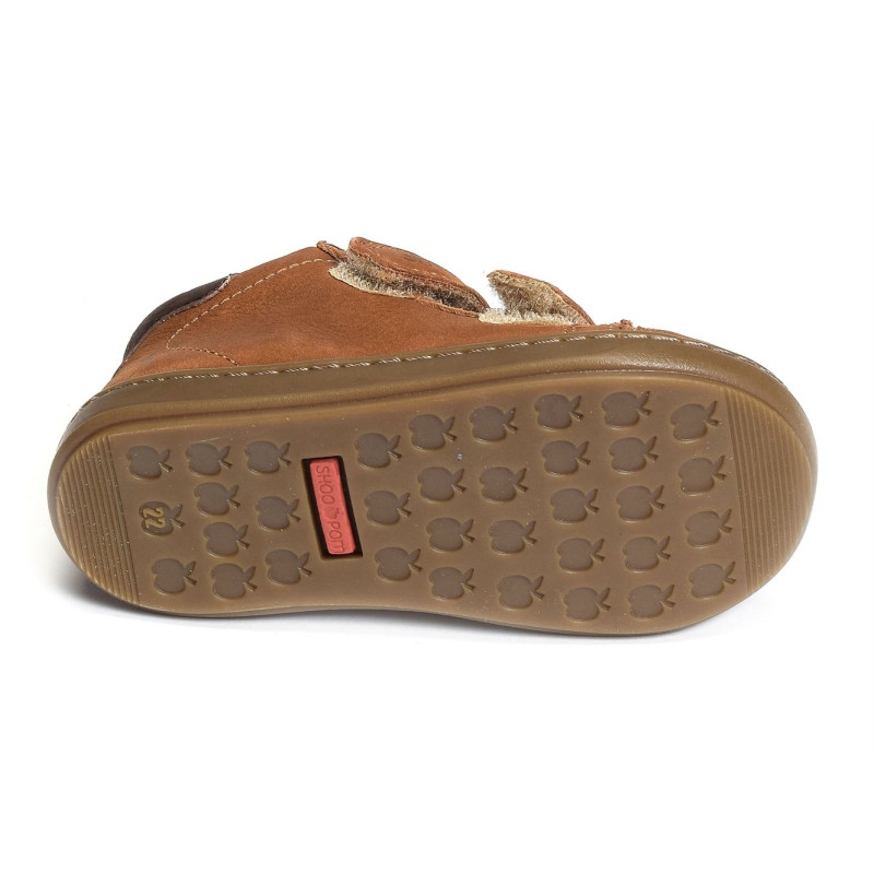 BOUBA SCRATCHY Camel, Chaussures à Scratch Shoopom