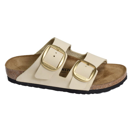 ARIZONA BIG BUCKLE LENB Ecru, Mules Birkenstock