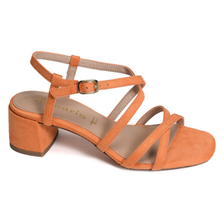 28204 Orange, Nu-Pieds à talon Tamaris