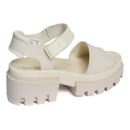 EVERLEIGH ANKLE STRAP Blanc, Nu-Pieds à talon Timberland