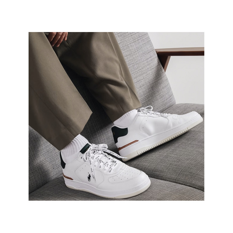 MASTERS COURT Blanc Bleu, Sneakers basses Polo Ralph Lauren