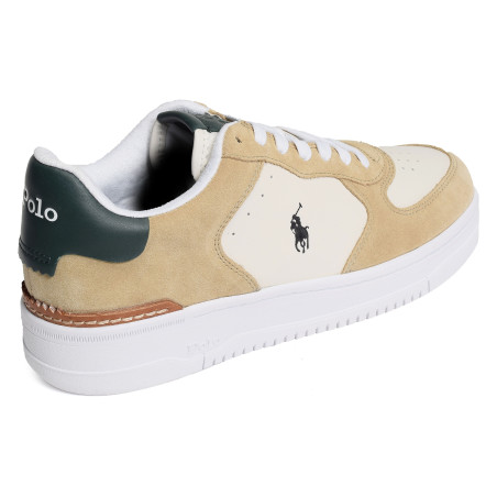 MASTERS COURT Beige Vert, Sneakers basses Polo Ralph Lauren