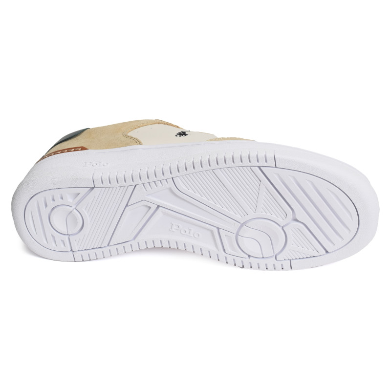 MASTERS COURT Beige Vert, Sneakers basses Polo Ralph Lauren