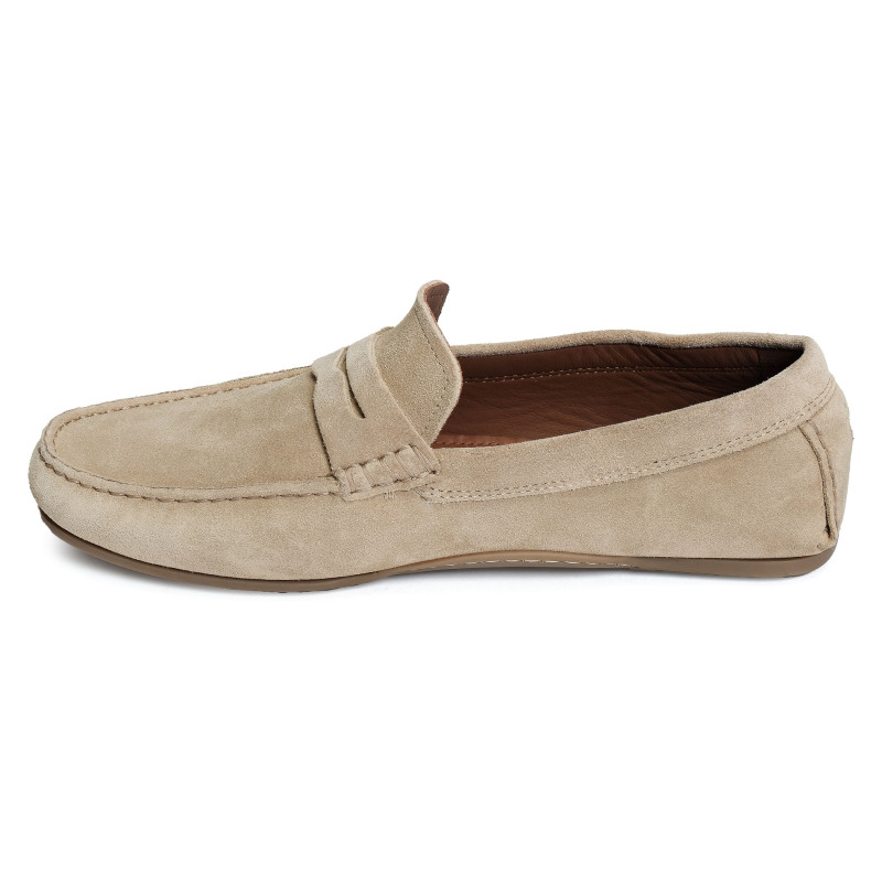 CASUAL HILFIGER SUEDE DRIVER 4998 Beige, Mocassins Tommy Hilfiger