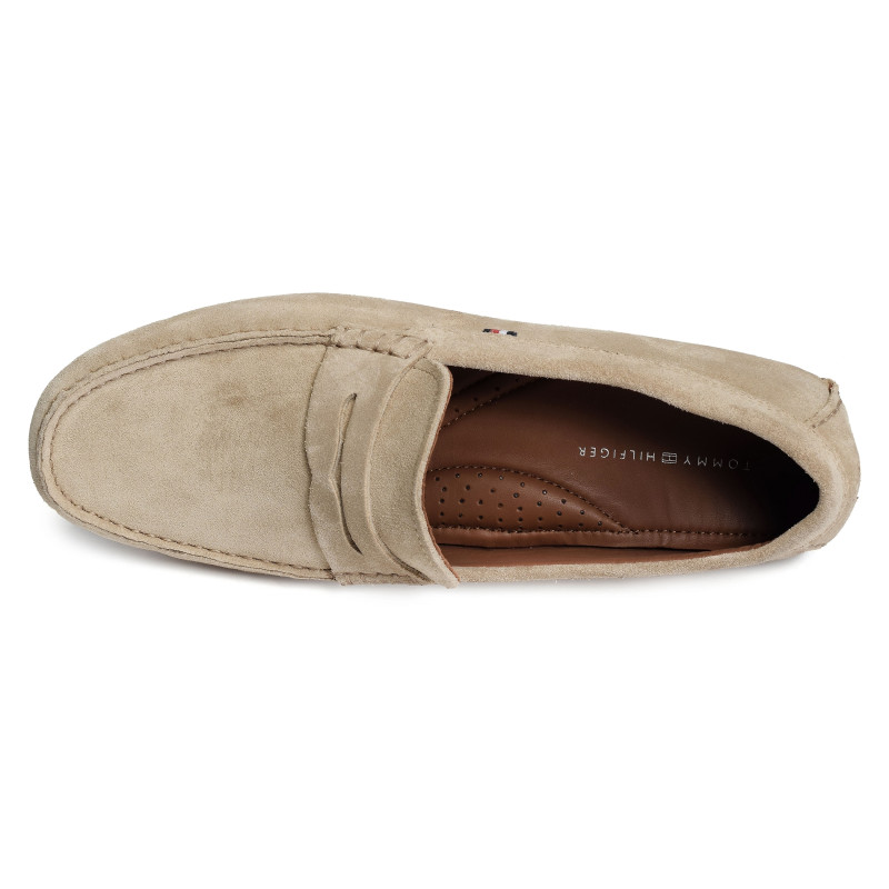 CASUAL HILFIGER SUEDE DRIVER 4998 Beige, Mocassins Tommy Hilfiger