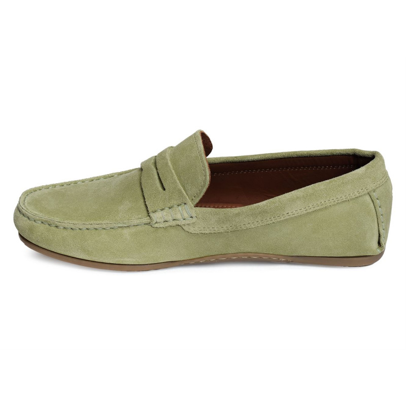 CASUAL HILFIGER SUEDE DRIVER 4998 Olive, Mocassins Tommy Hilfiger