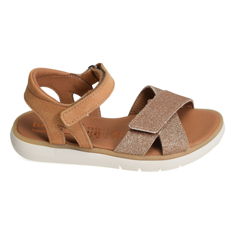 EVI Camel, Sandales plates & Nu-Pieds Bellamy