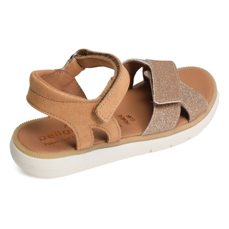 EVI Camel, Sandales plates & Nu-Pieds Bellamy