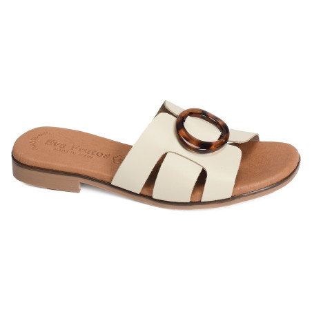 3064 Beige, Mules Eva Frutos