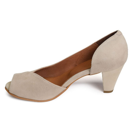 1302 Beige, Peep toes Folie's