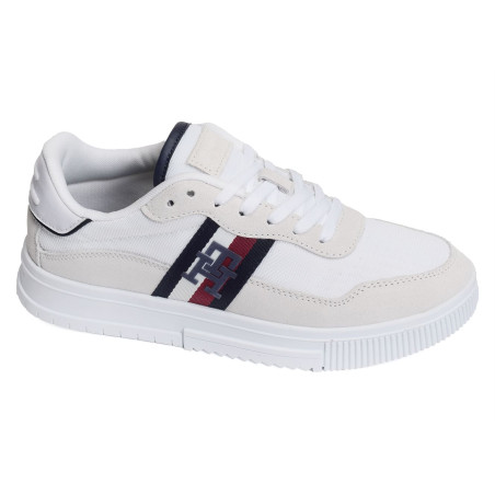 SUPERCUP MIX 4585 Blanc, Sneakers basses Tommy Hilfiger